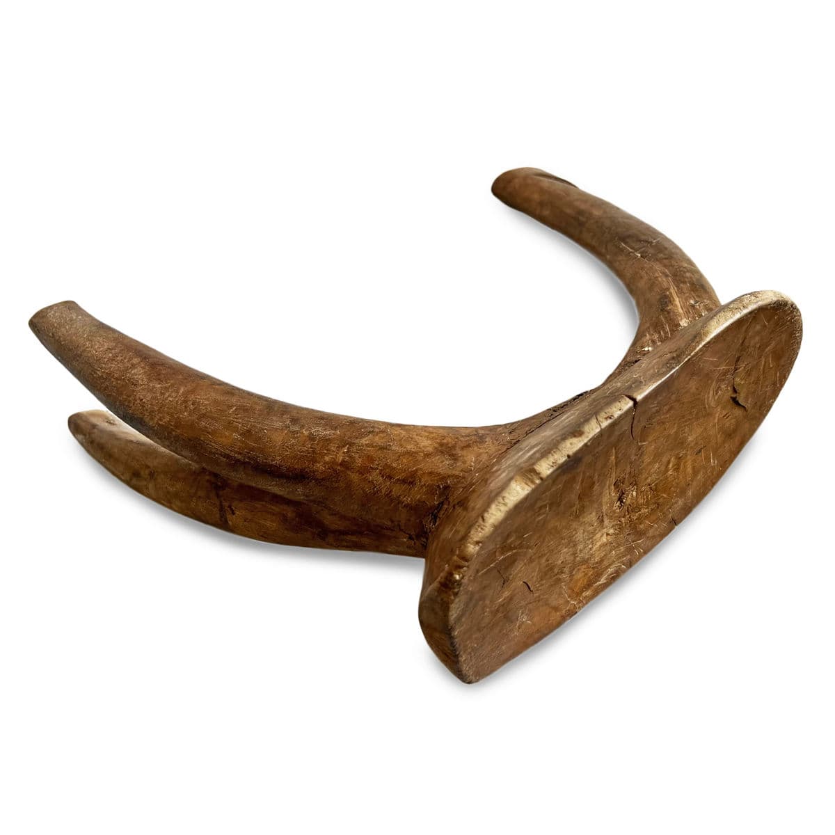 Vintage Mali 3-Leg Stool - Thumbnail 6