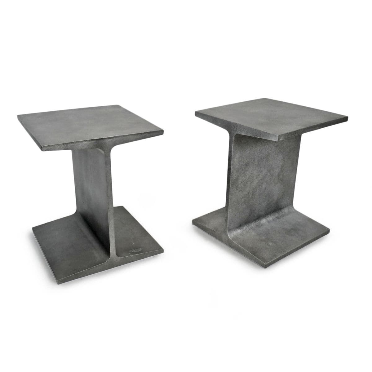 Steel Beam Slice Side Table - Thumbnail 6