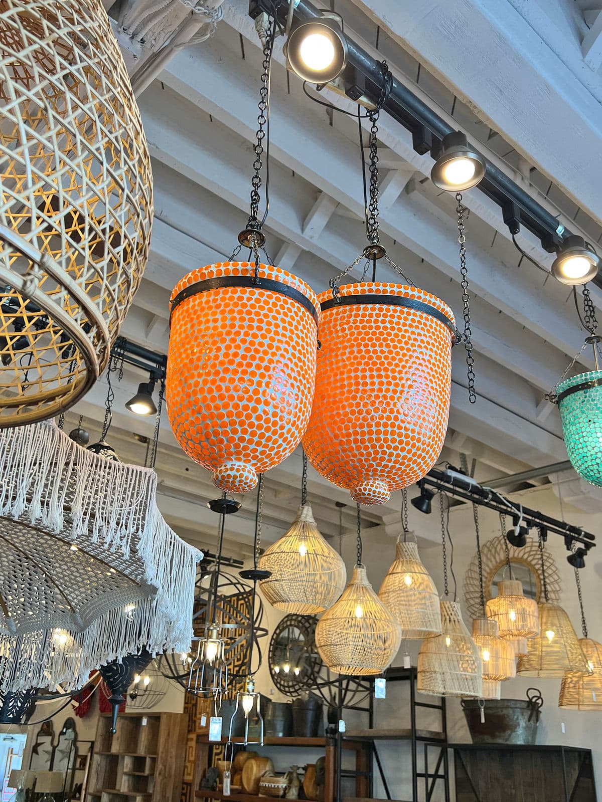 Mai Tai Mosaic Bucket Pendant Small - Thumbnail 6