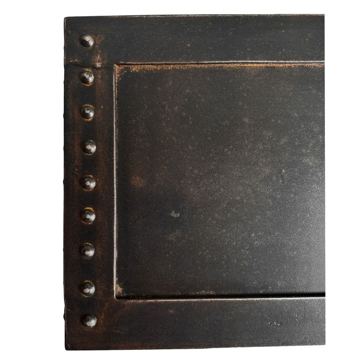 Black Iron X Rivet Console Table - Thumbnail 6