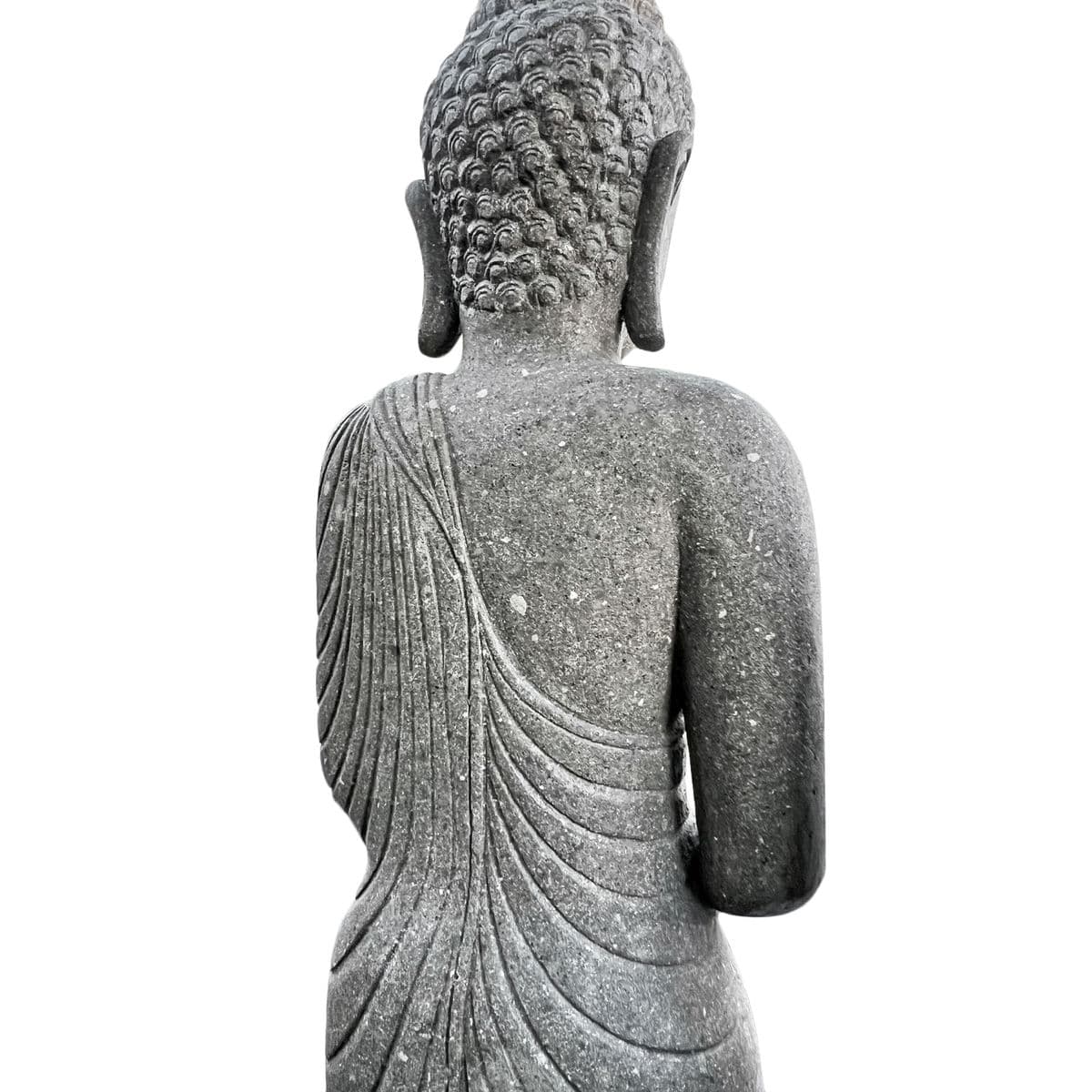 Standing Stone Garden Buddha w/Pot - Thumbnail 6