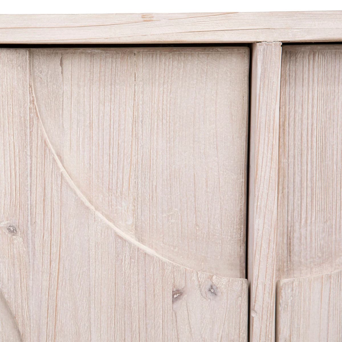 Ayla Washed Pine Credenza - Thumbnail 6