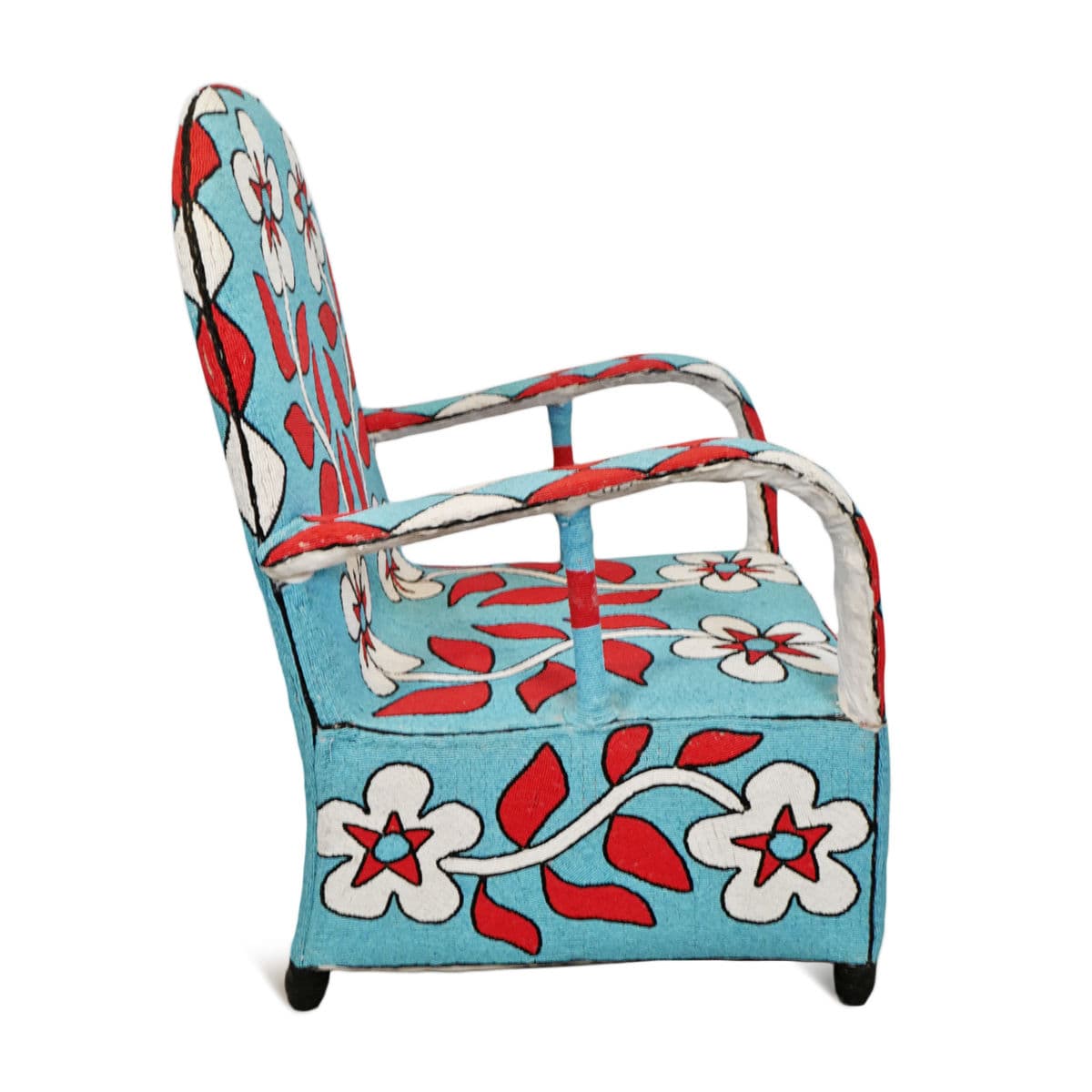 Yoruba Beaded Chair - Thumbnail 6