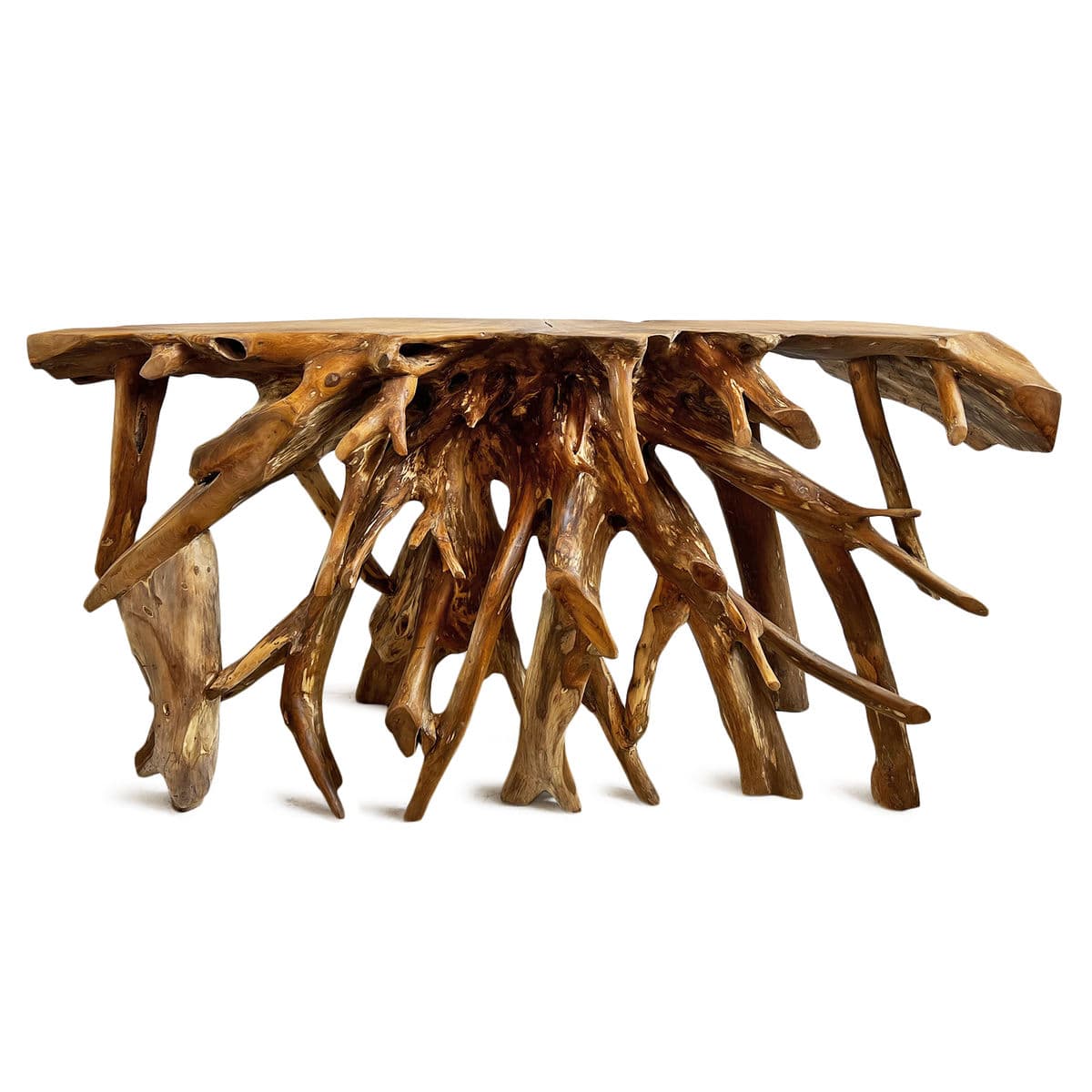 Organic Teak Root Console Table - Thumbnail 6