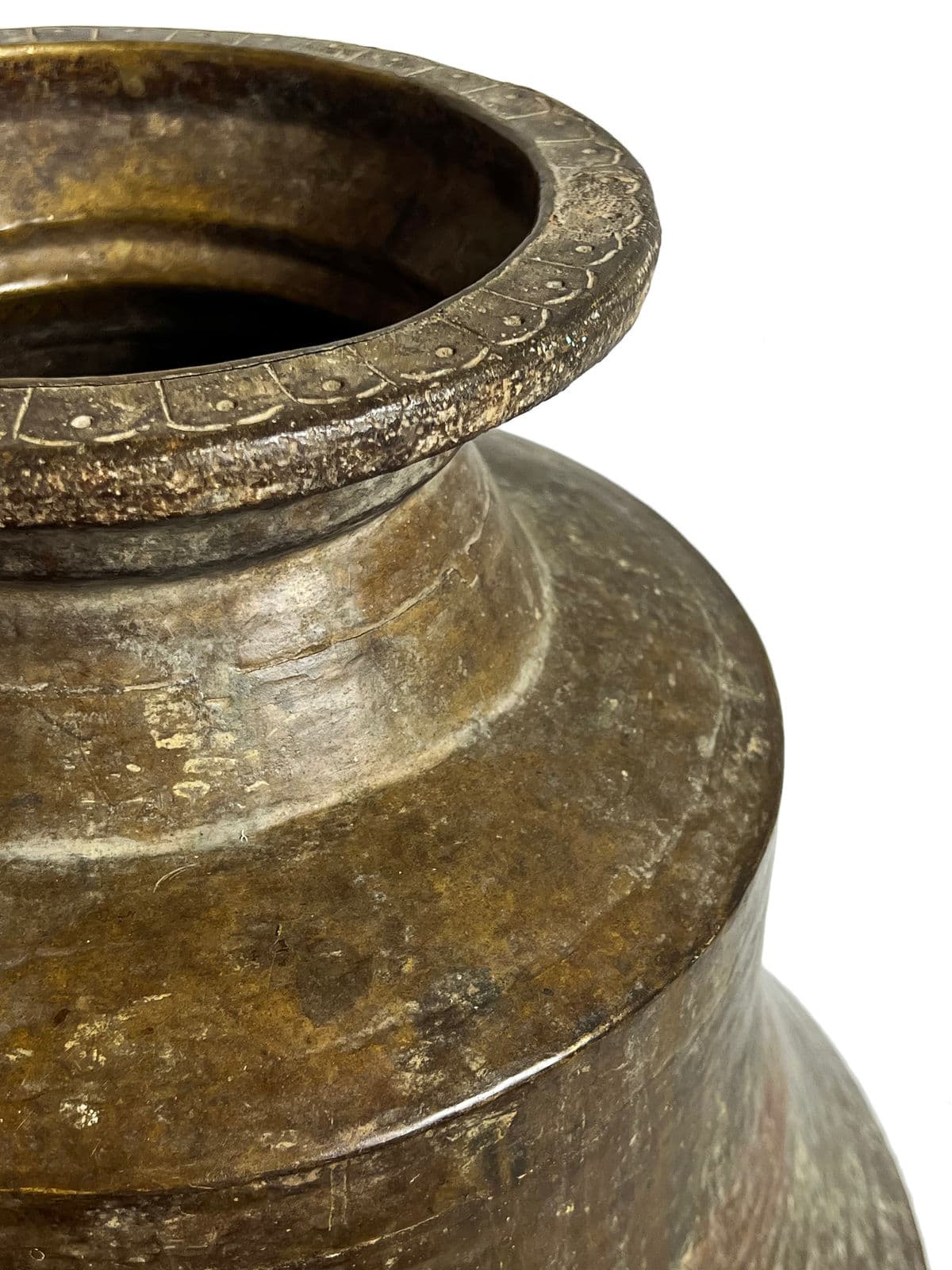 Antique Bronze Rambagh Palace Pot - Thumbnail 6
