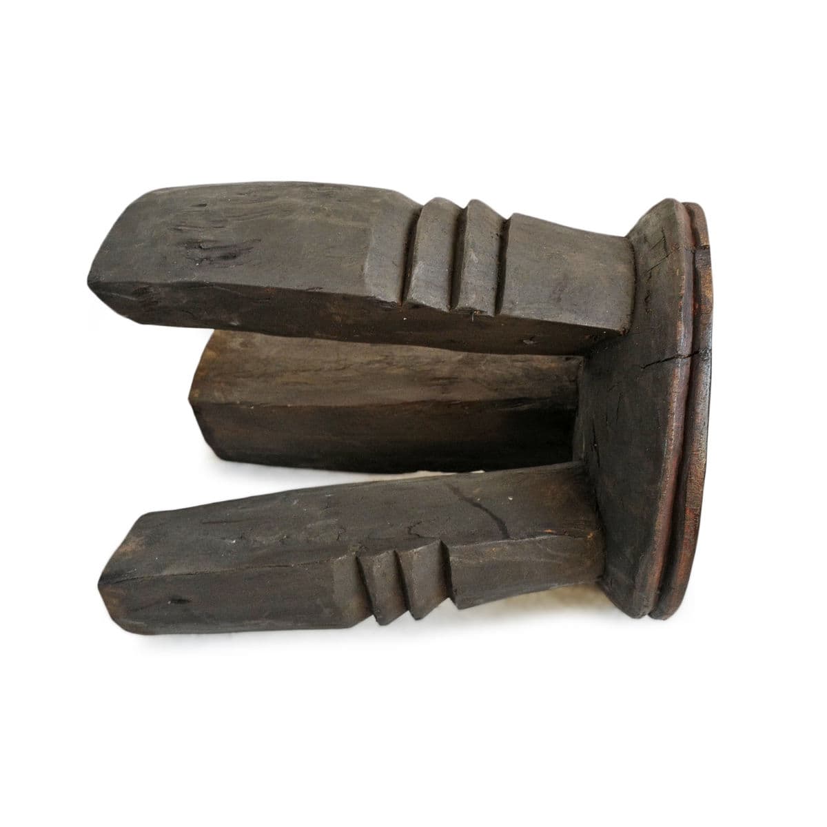 3 Leg Tukara Wood Stool - Thumbnail 6