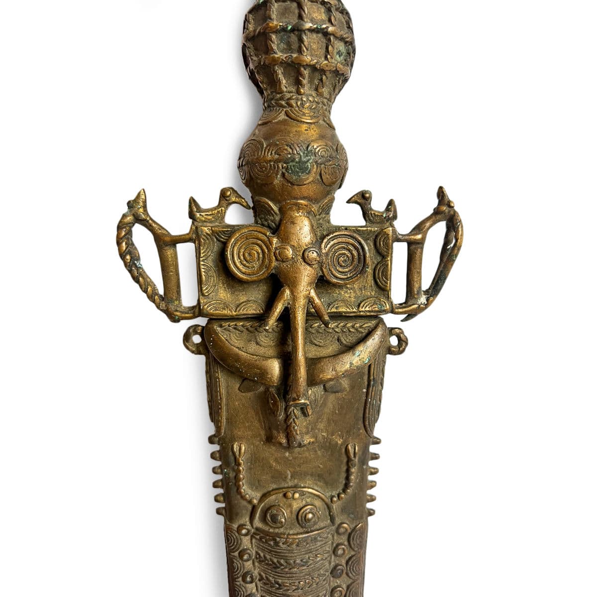 Antique Akan Ashanti Bronze Ceremony Knife - Thumbnail 6