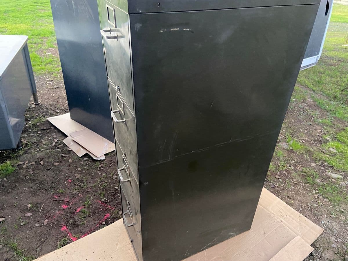 1950s Vintage Acme Folder Metal Cards and Filling Drawer Cabinet - Thumbnail 5