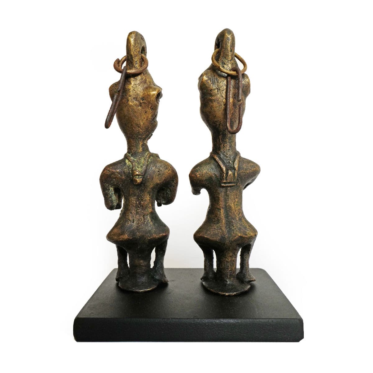 Bronze Ogboni Edan Staff Figures - Thumbnail 6