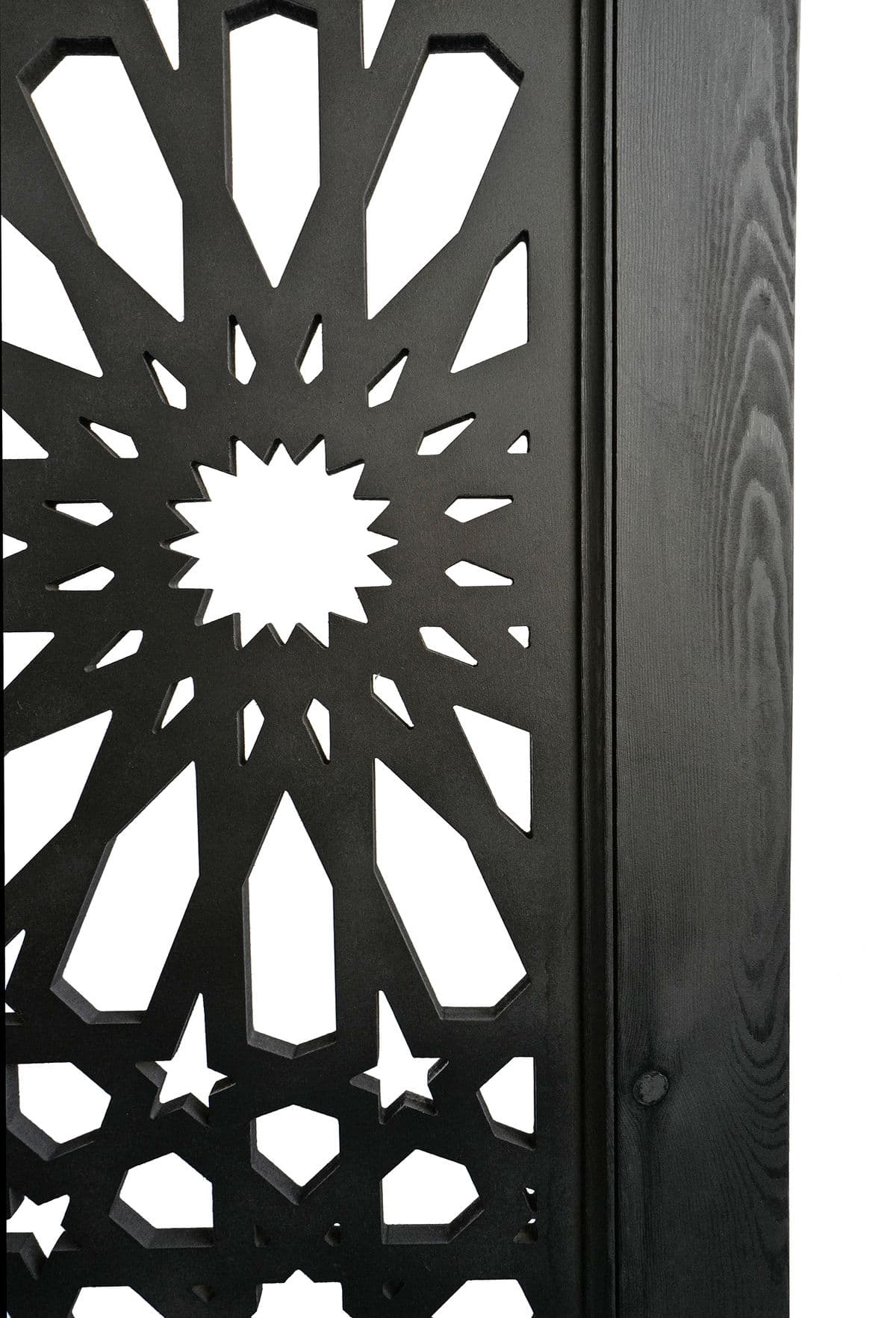 Moroccan Wood Ebony Panel - Thumbnail 6