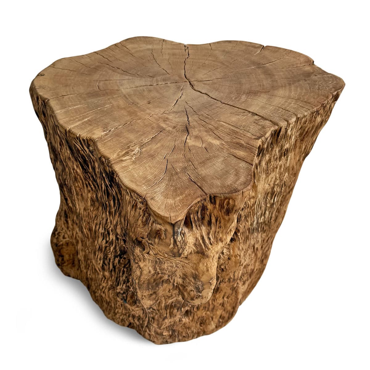 Burn Sand Lychee Stump Side Table - Thumbnail 6