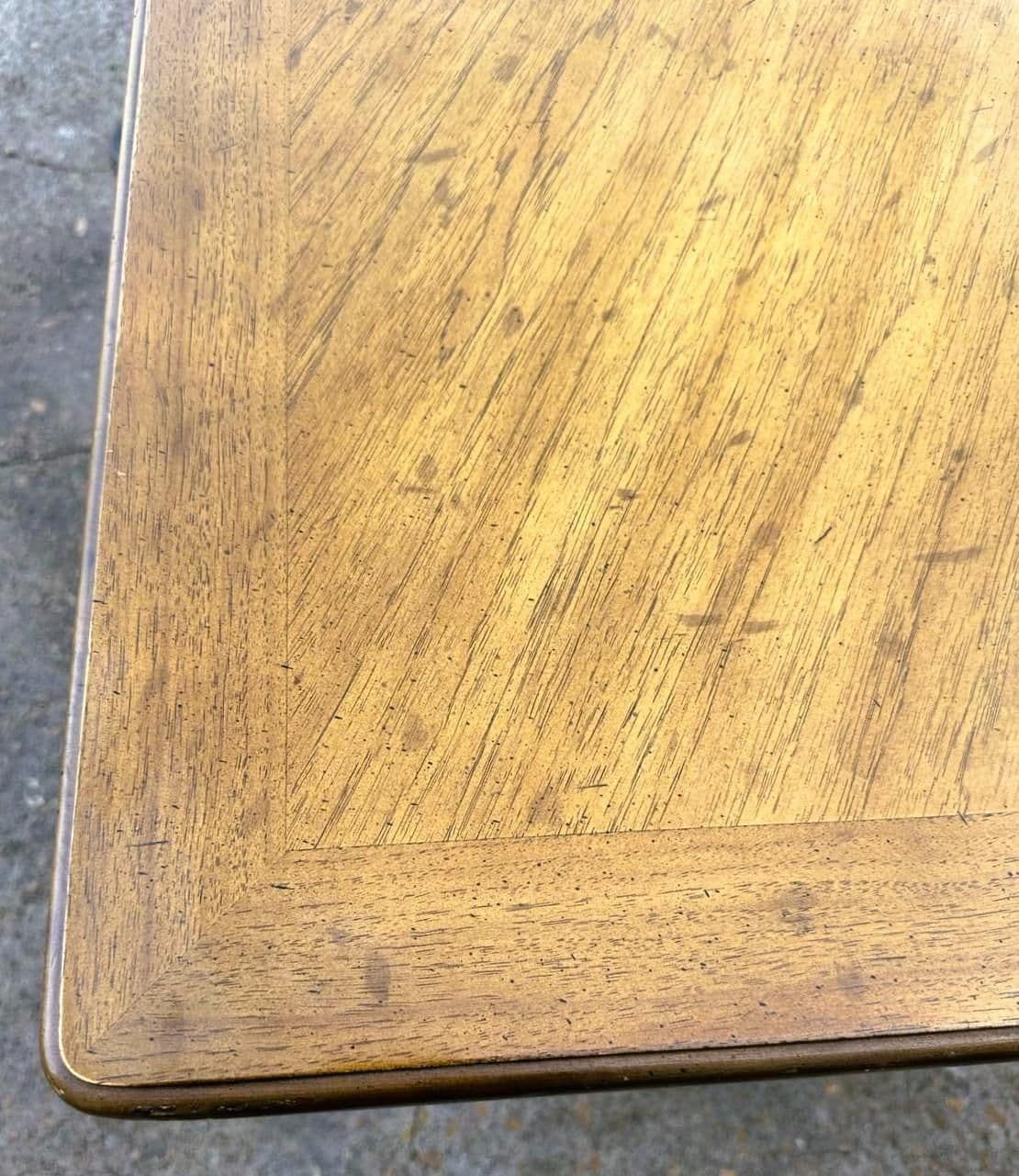 Drexel 'Velero' Spanish Style Pecan Wood 104" Refectory Table From the 1960s - Thumbnail 6