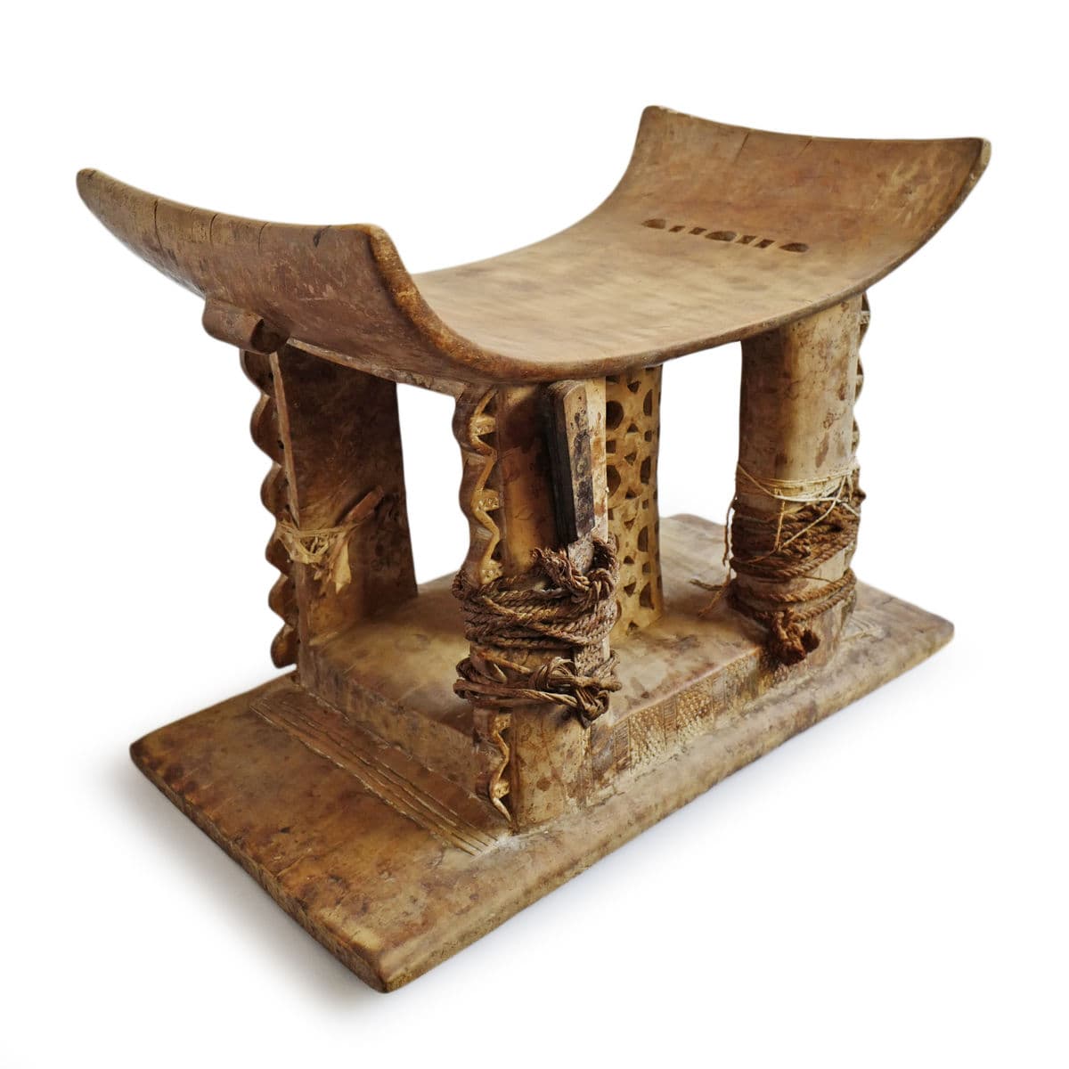 Original Asante Chief Stool - Thumbnail 6