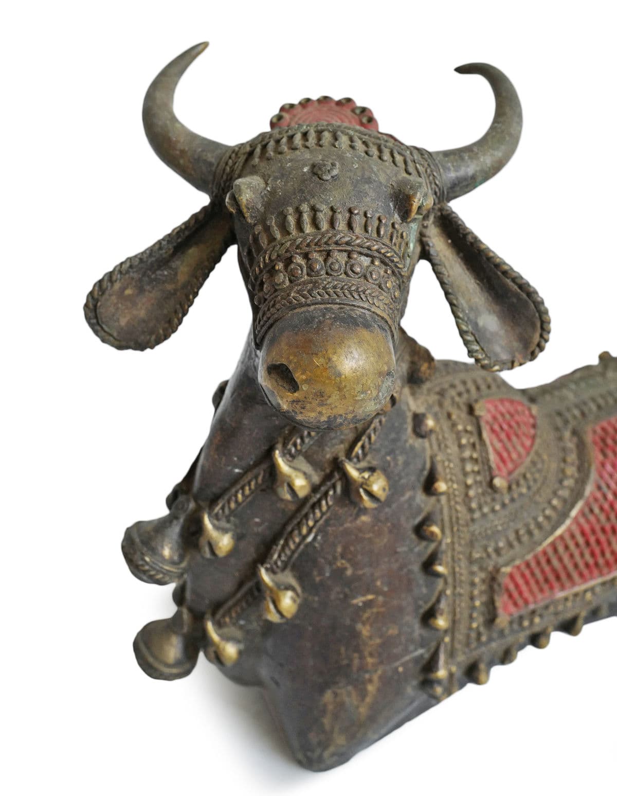 Antique Brass Nandi Bull India - Thumbnail 6