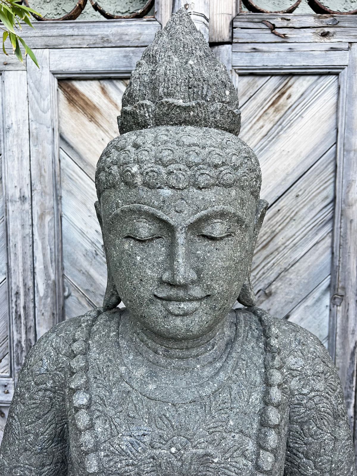 Stone Sitting Garden Buddha - Thumbnail 6