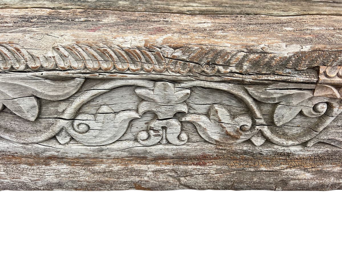 Original Old India Doorway Mirror - Thumbnail 6