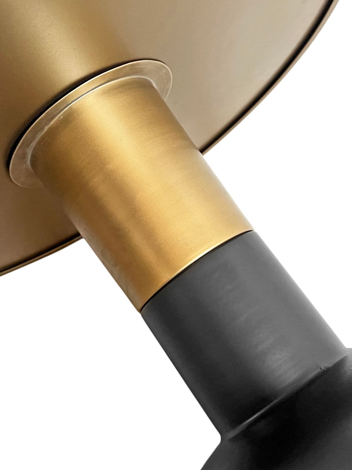 Black Matte & Brass Side Table - Thumbnail 6