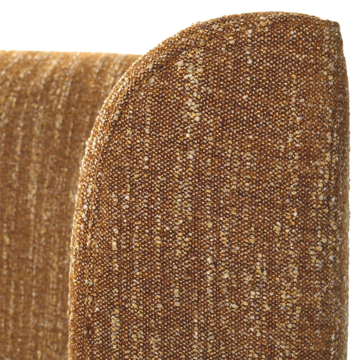 Upholstered Caramel Tuft Queen Bed - Thumbnail 6