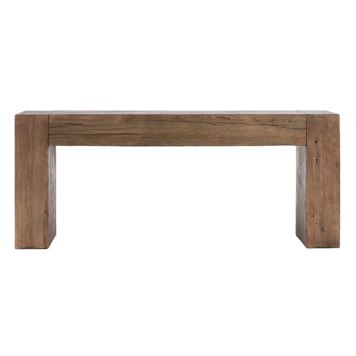 Natural Oak Beam Console Table - Thumbnail 6