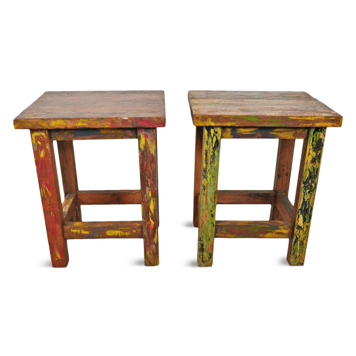 Salvaged Boat Wood Table - Thumbnail 6