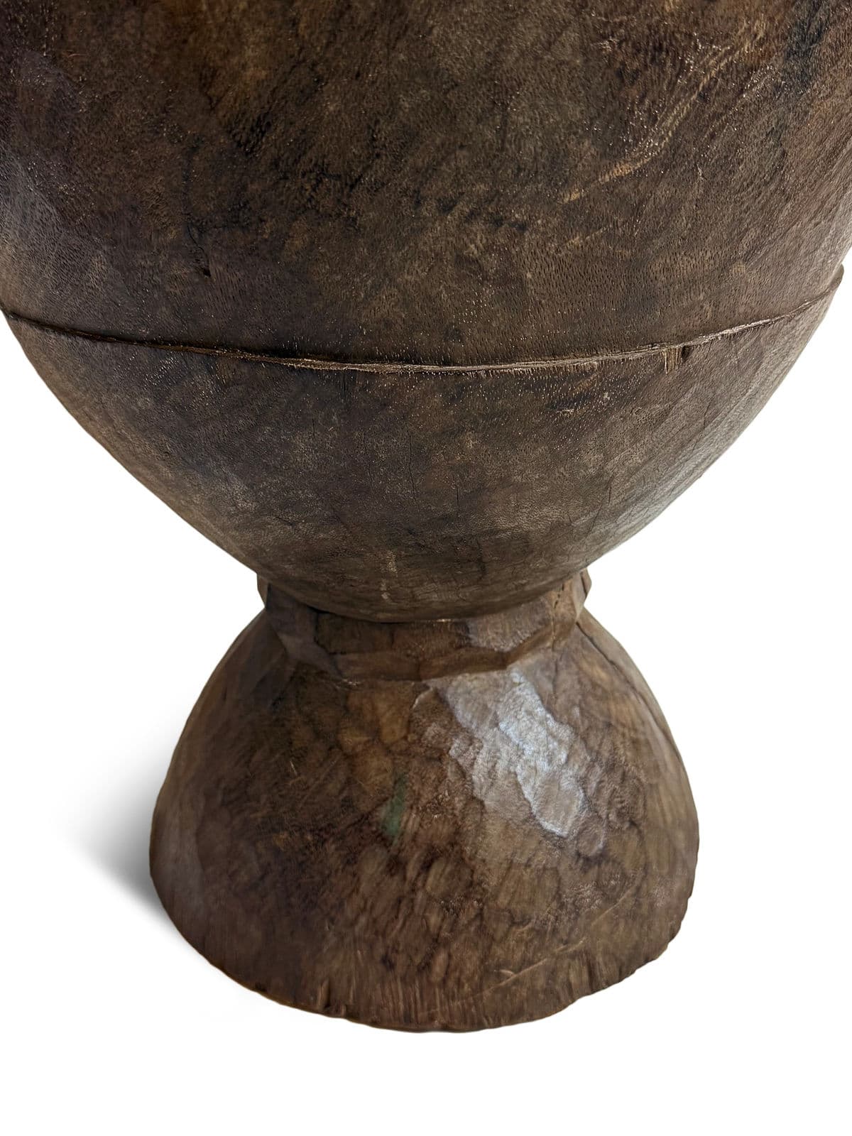 Large Vintage Guinea Wood Pestle Bowl - Thumbnail 6