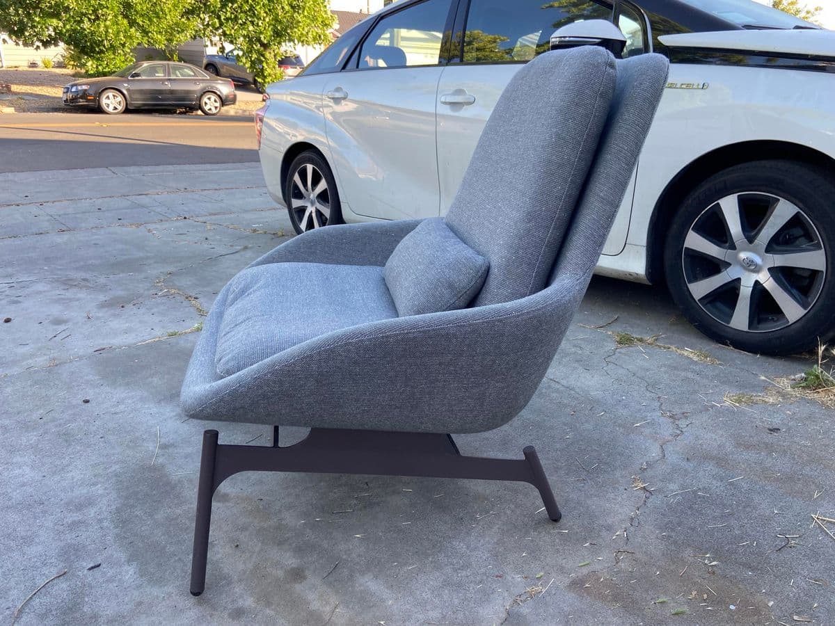 Blu Dot Lounge Field Chair in Gray Fabric - Thumbnail 6