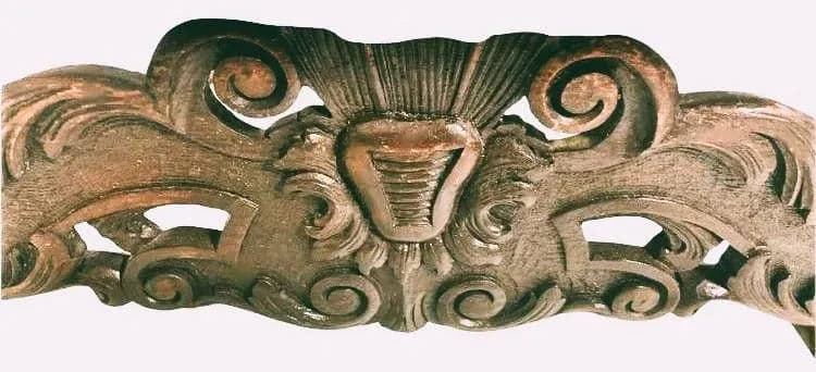 Antique Hacienda Throne Chair Reupholstered With Hand Loomed Oaxaca Tapestry and Leather - Thumbnail 6