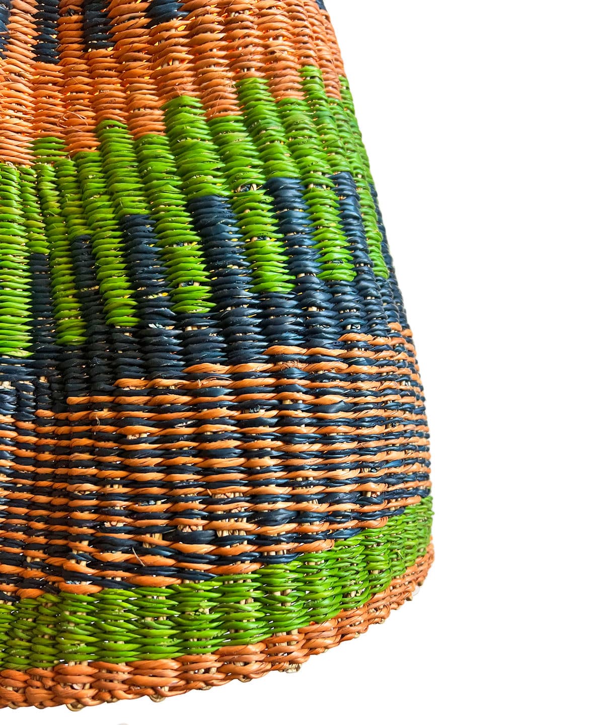 Bolga Wave Basket Light Pendant - Thumbnail 6