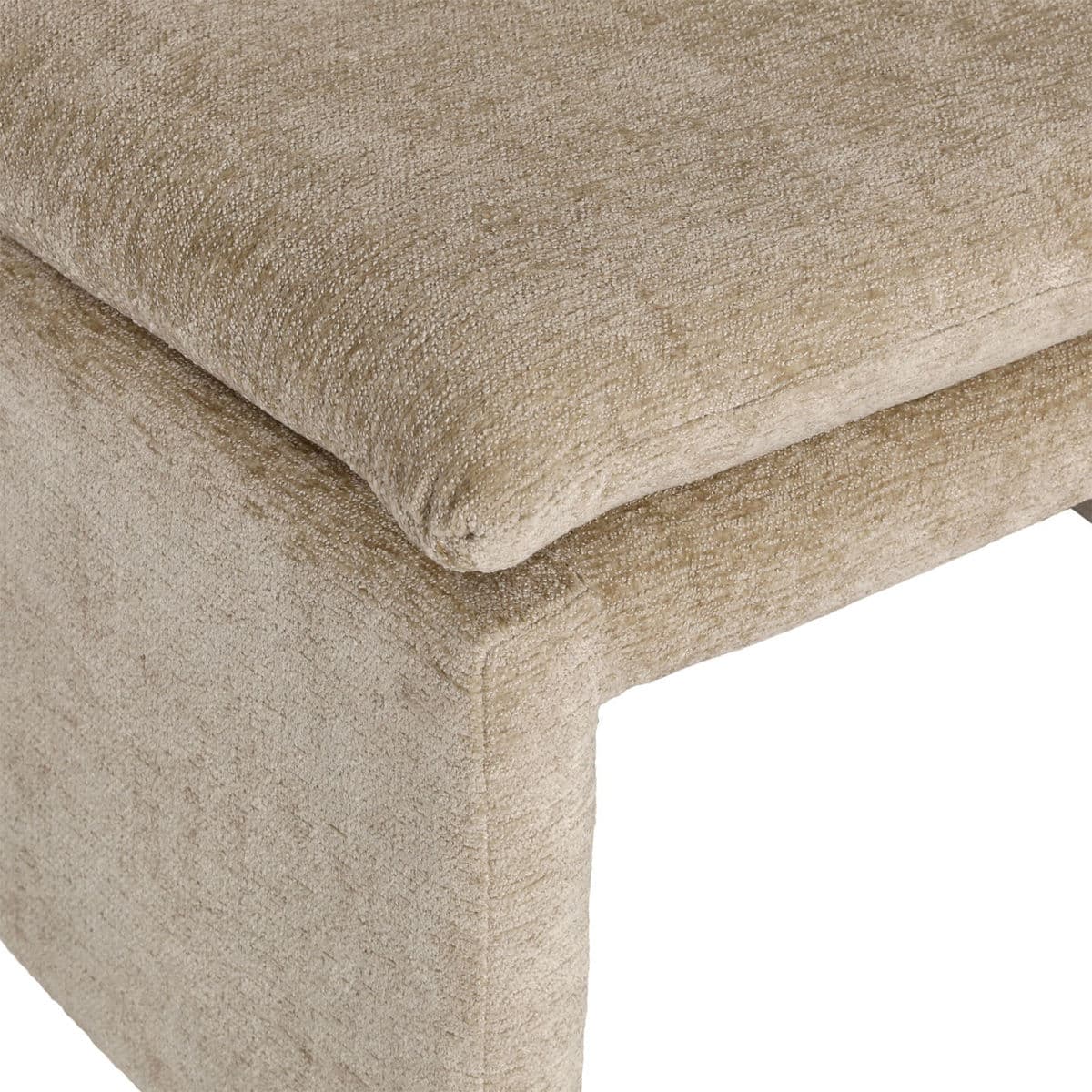Taupe Chenille Easy Chair - Thumbnail 6