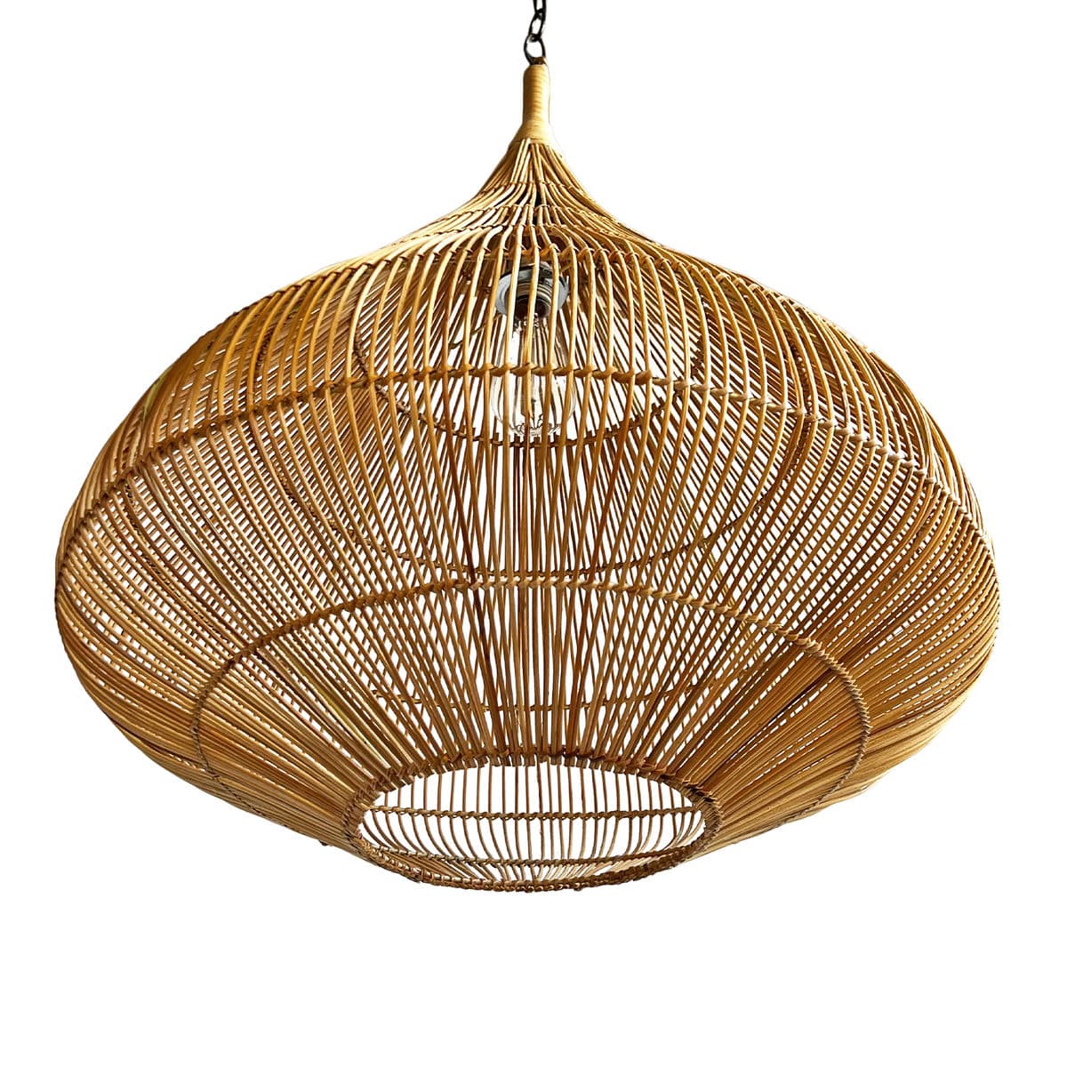 Rattan Drop Pendant Light - Thumbnail 6