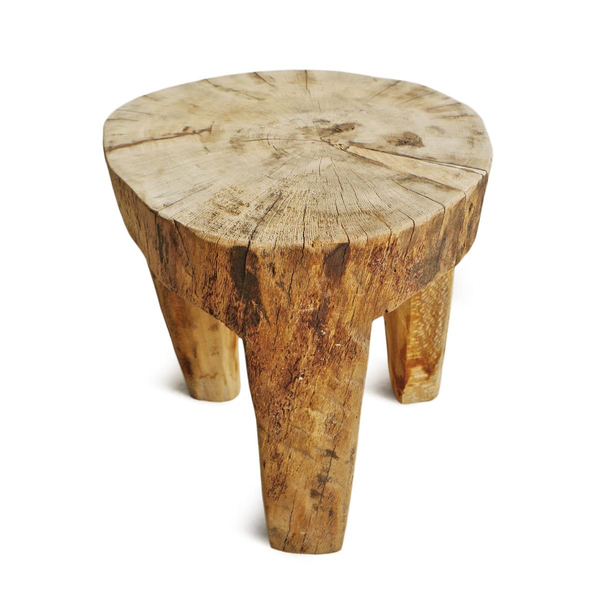 Rustic Naga Three Leg Wood Table - Thumbnail 6