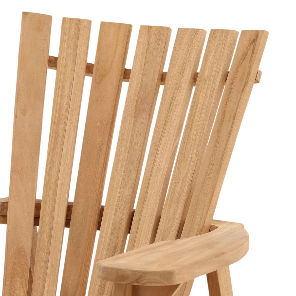 Hampton Teak Outdoor Lounge Chair - Thumbnail 6