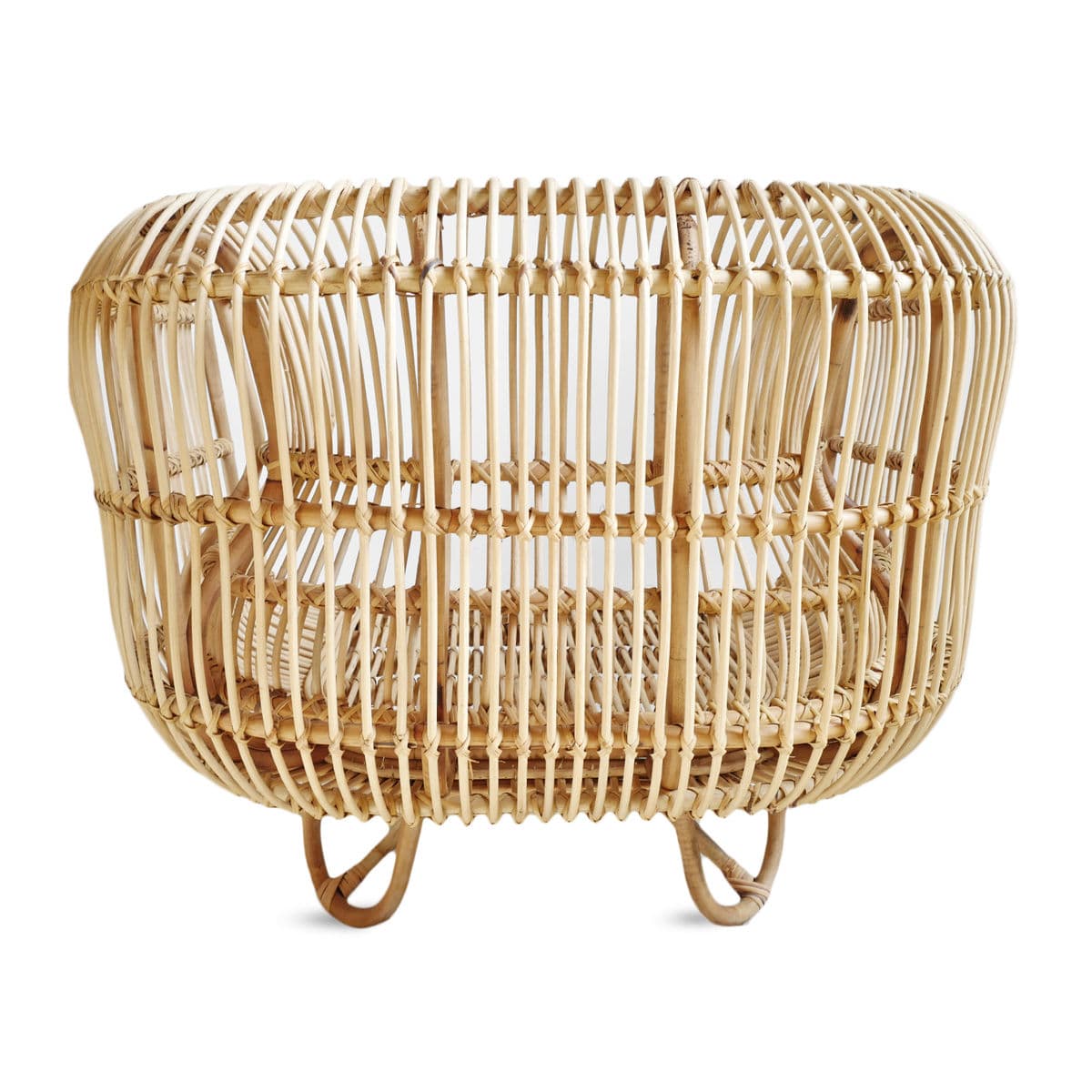 Raw Bamboo Mantra Club Chair - Thumbnail 6