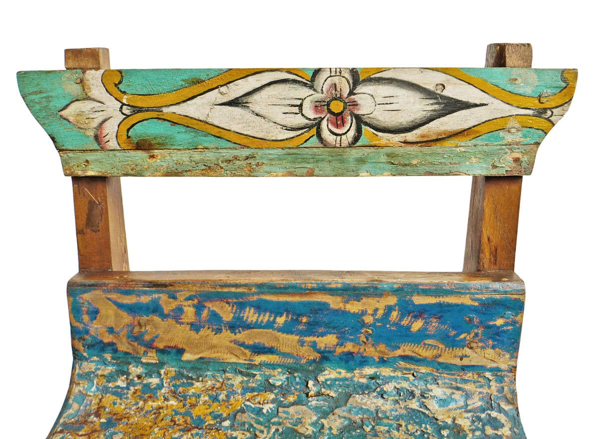 Salvaged Boat Wood Chair - Thumbnail 6