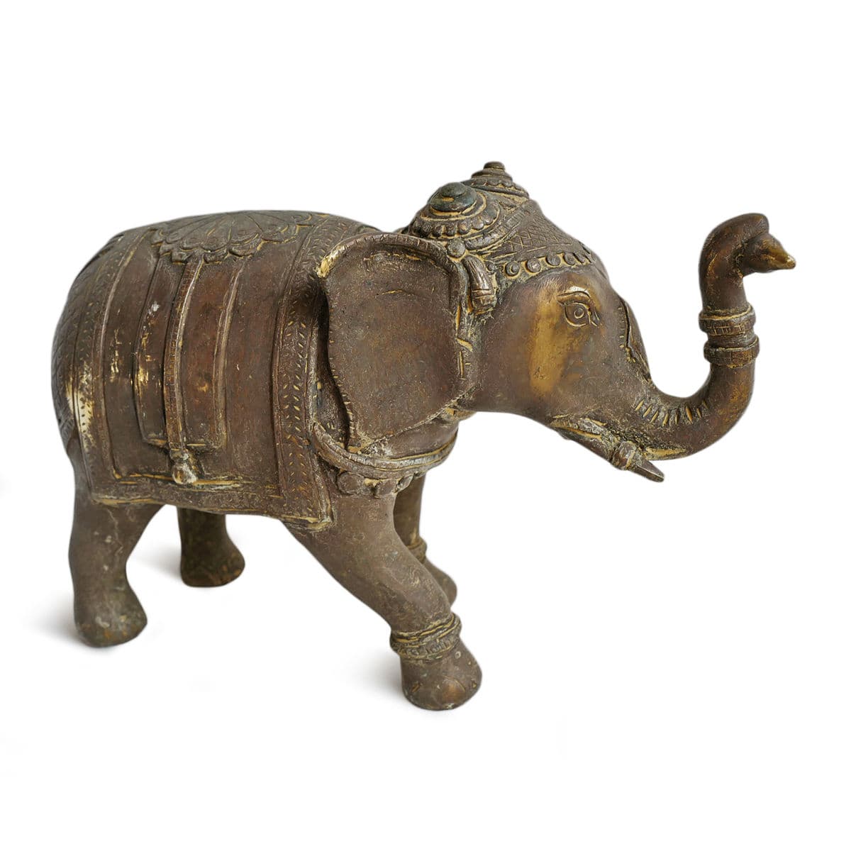 Antique Bronze Elephant Bookend - Thumbnail 6