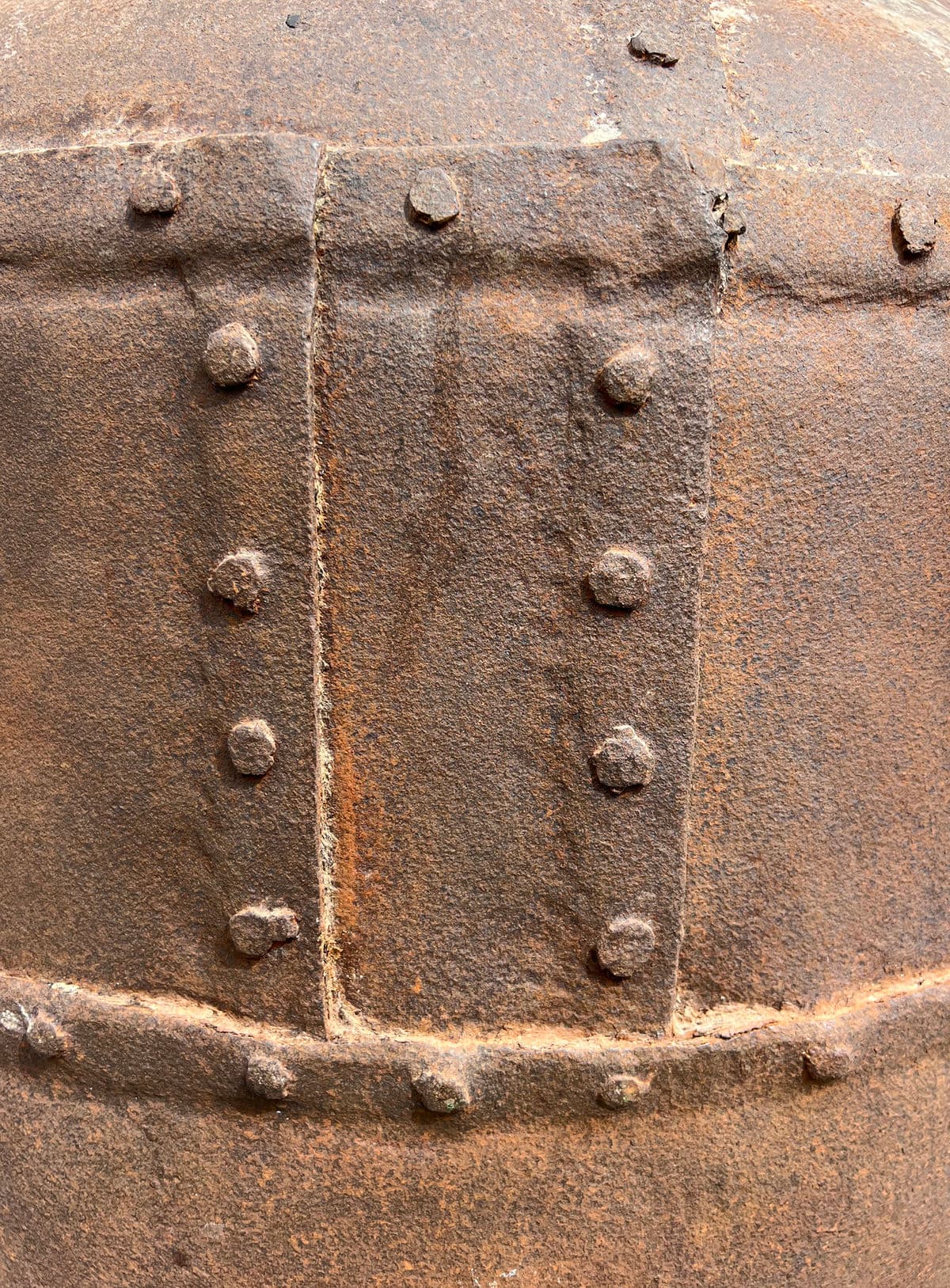 Antique Large Iron Container - Thumbnail 6