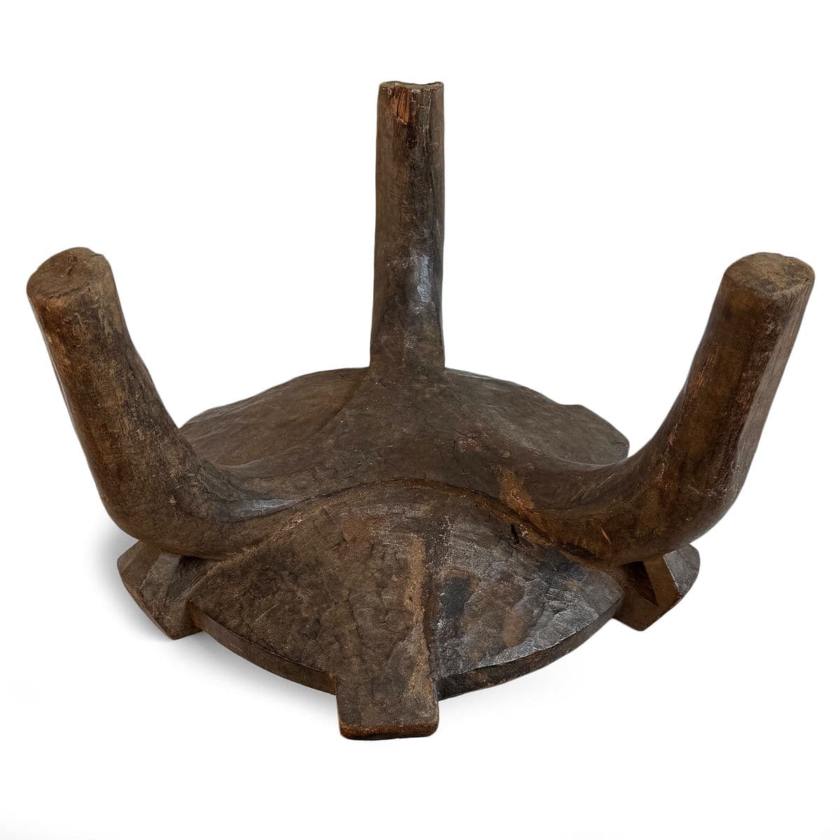 Vintage Tanzania Hehe Stool - Thumbnail 6