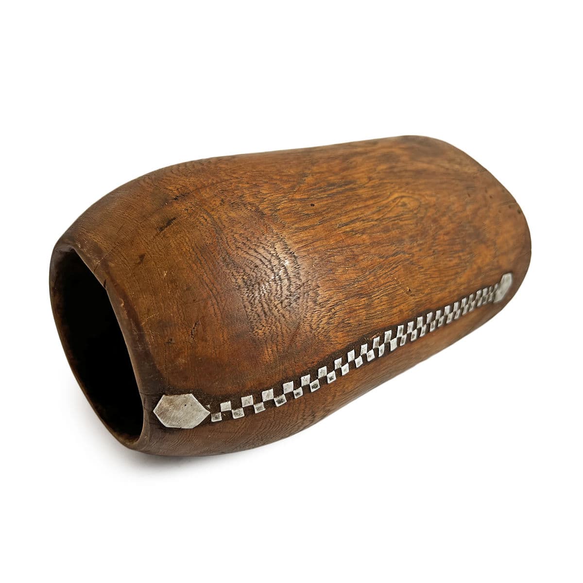 Vintage Tutsi Wood Pot - Thumbnail 6