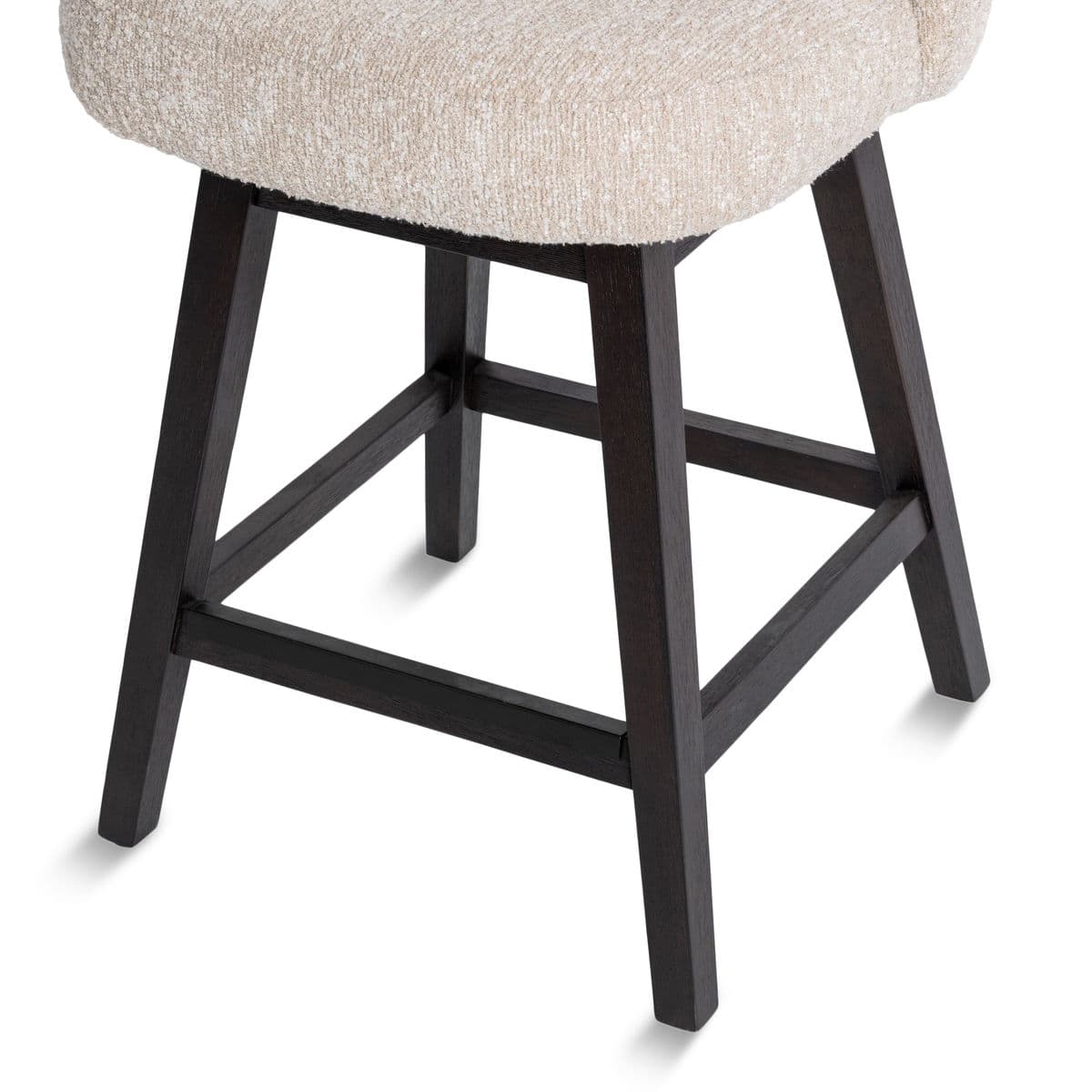 Corrina Boucle Swivel Counter Stool - Thumbnail 6