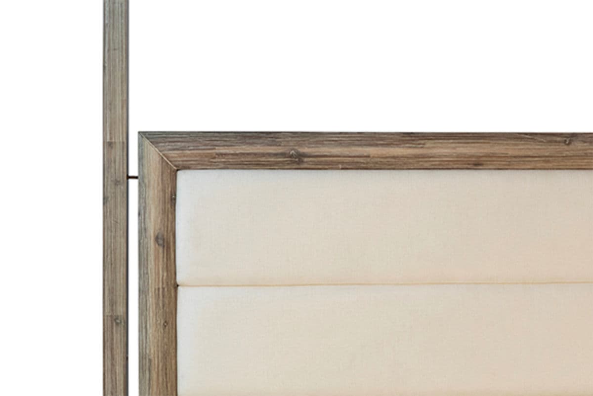 Natural Acacia Canopy Queen Bed - Thumbnail 6