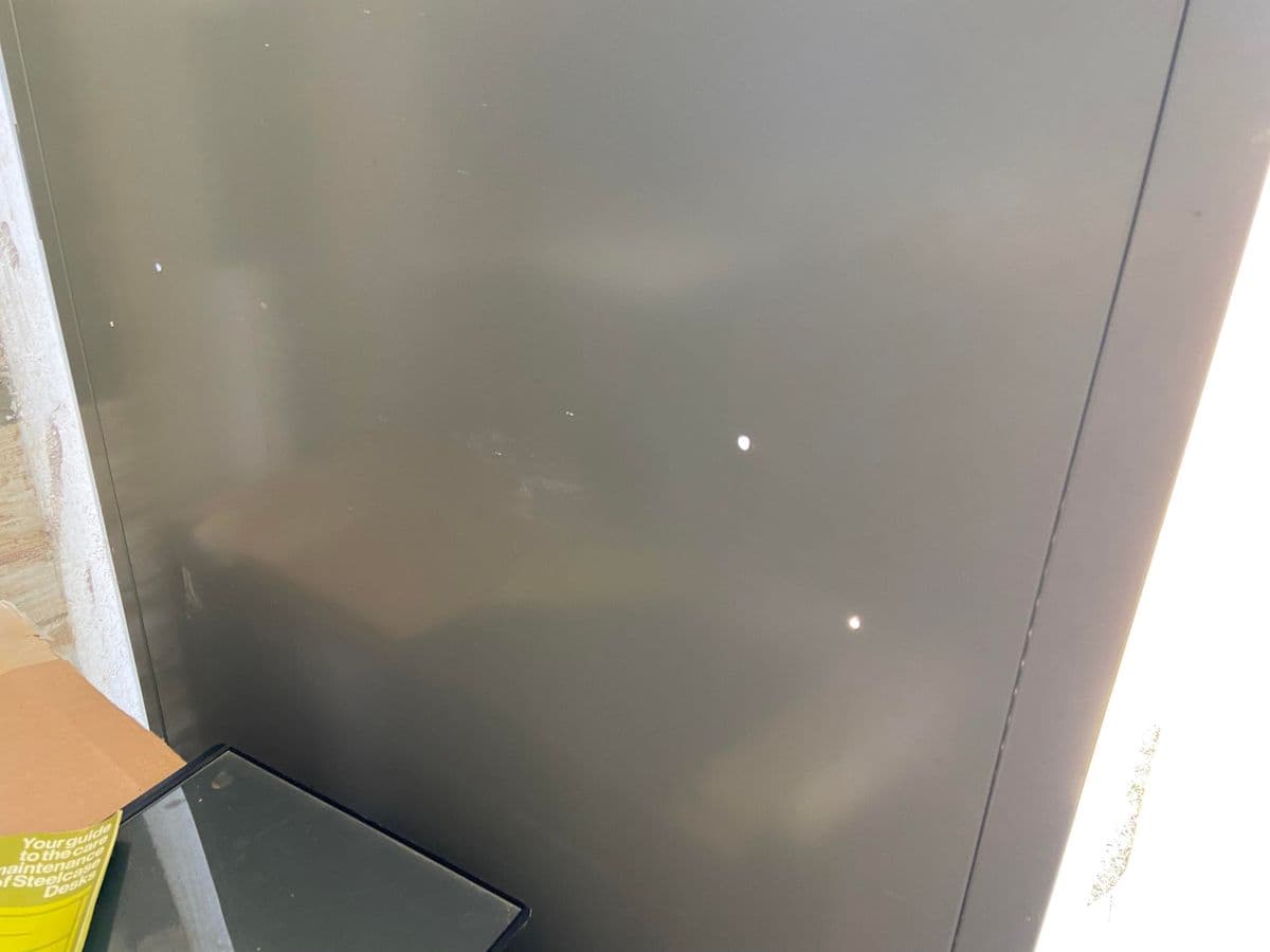 1970s Vintage Mid Century Modern Metal Bookshelf - Thumbnail 5