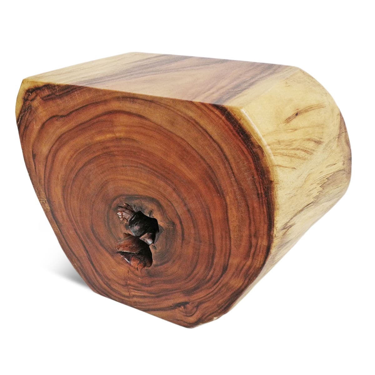 Organic Monkey Pod Side Table - Thumbnail 6