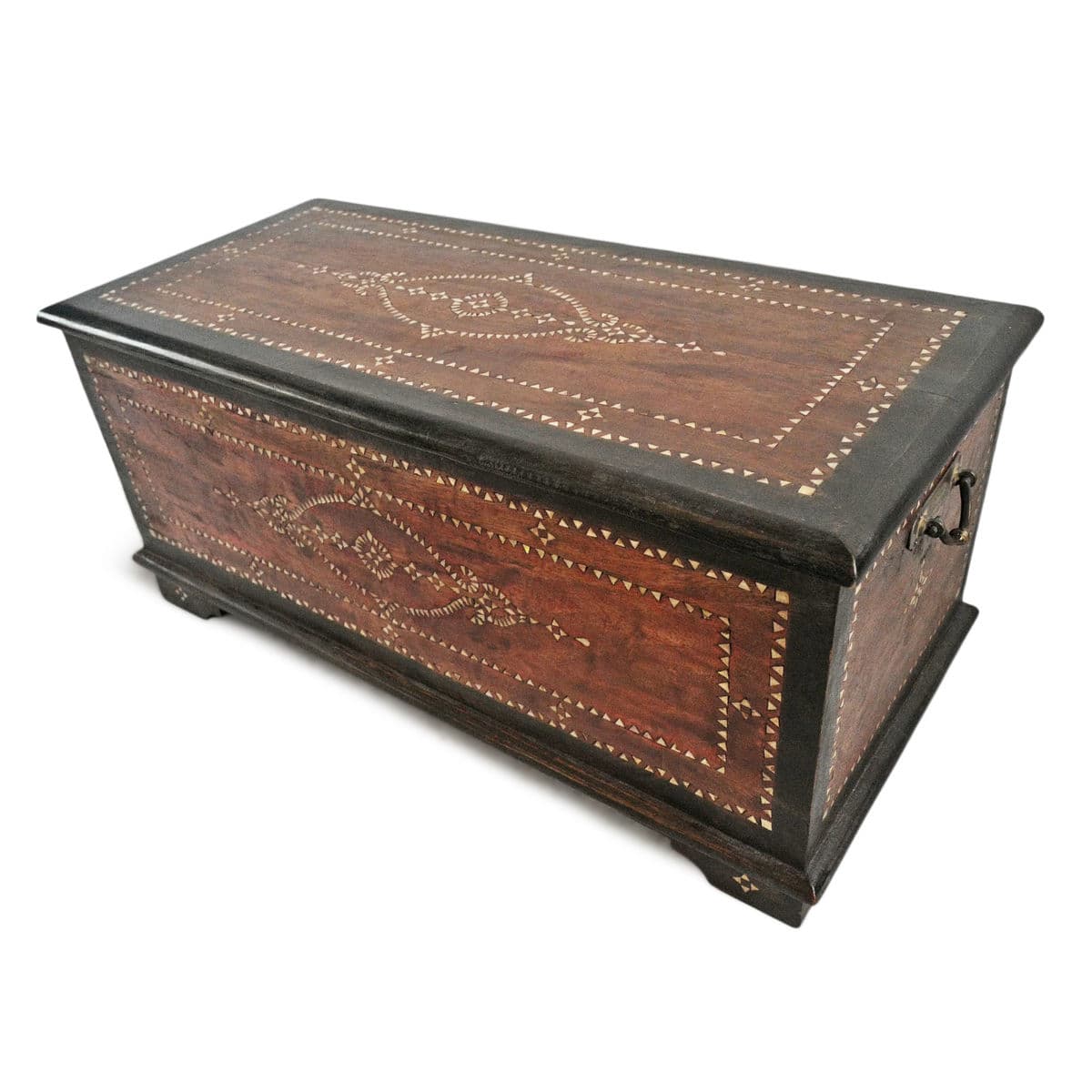 Vintage Wood Bali Trunk - Thumbnail 6