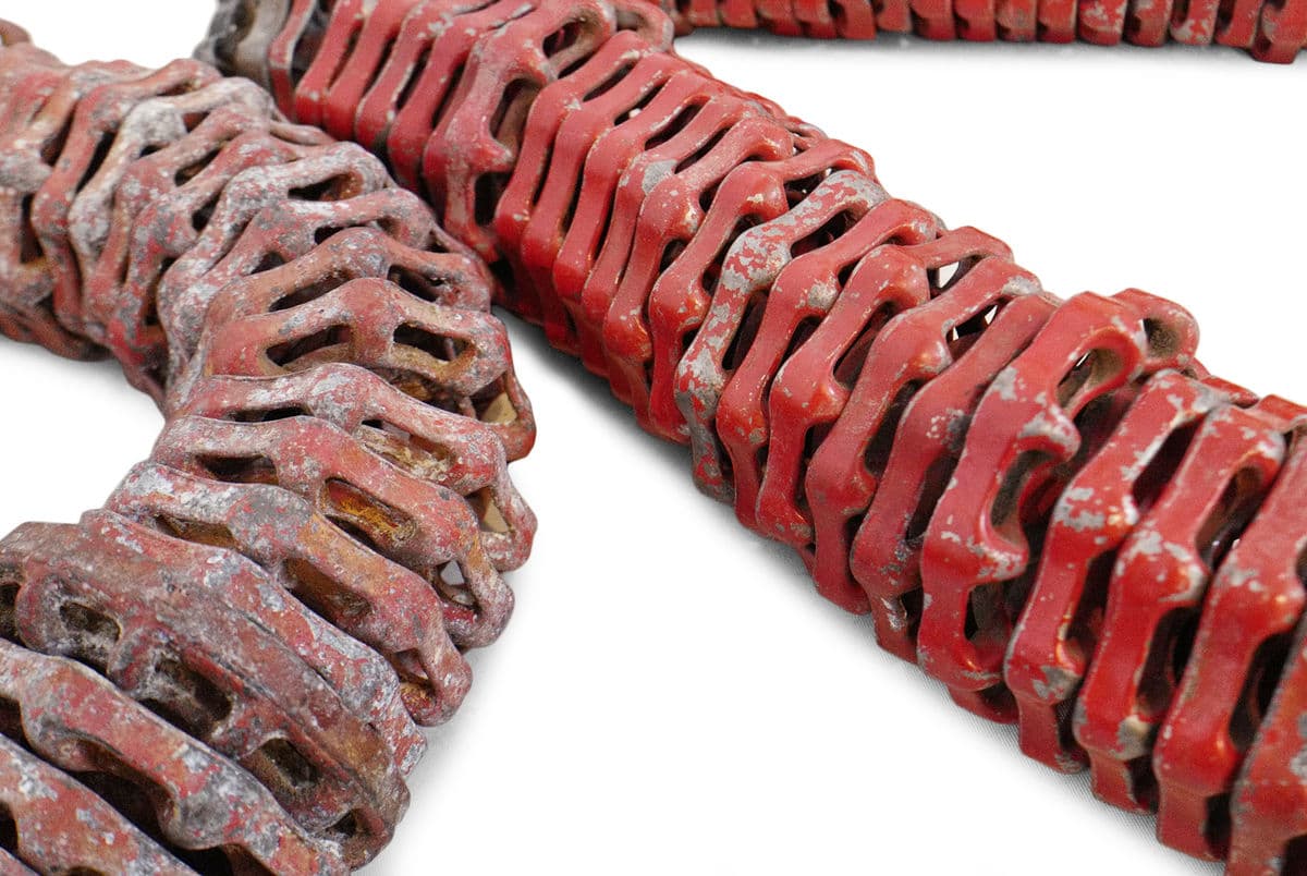 Vintage Red Iron Faucet Handle Grouping - Thumbnail 6