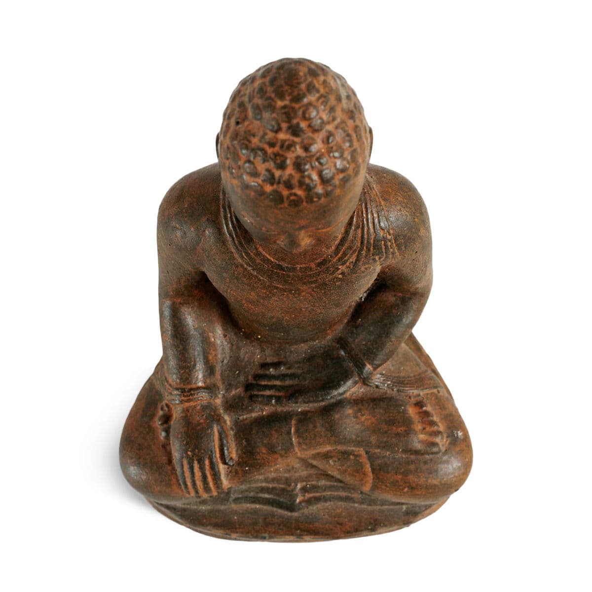 Small Cast Stone Garden Buddha - Thumbnail 6