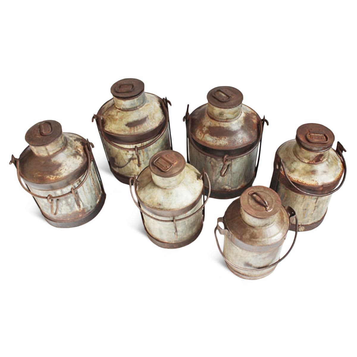 Large Vintage India Milk Can - Thumbnail 6