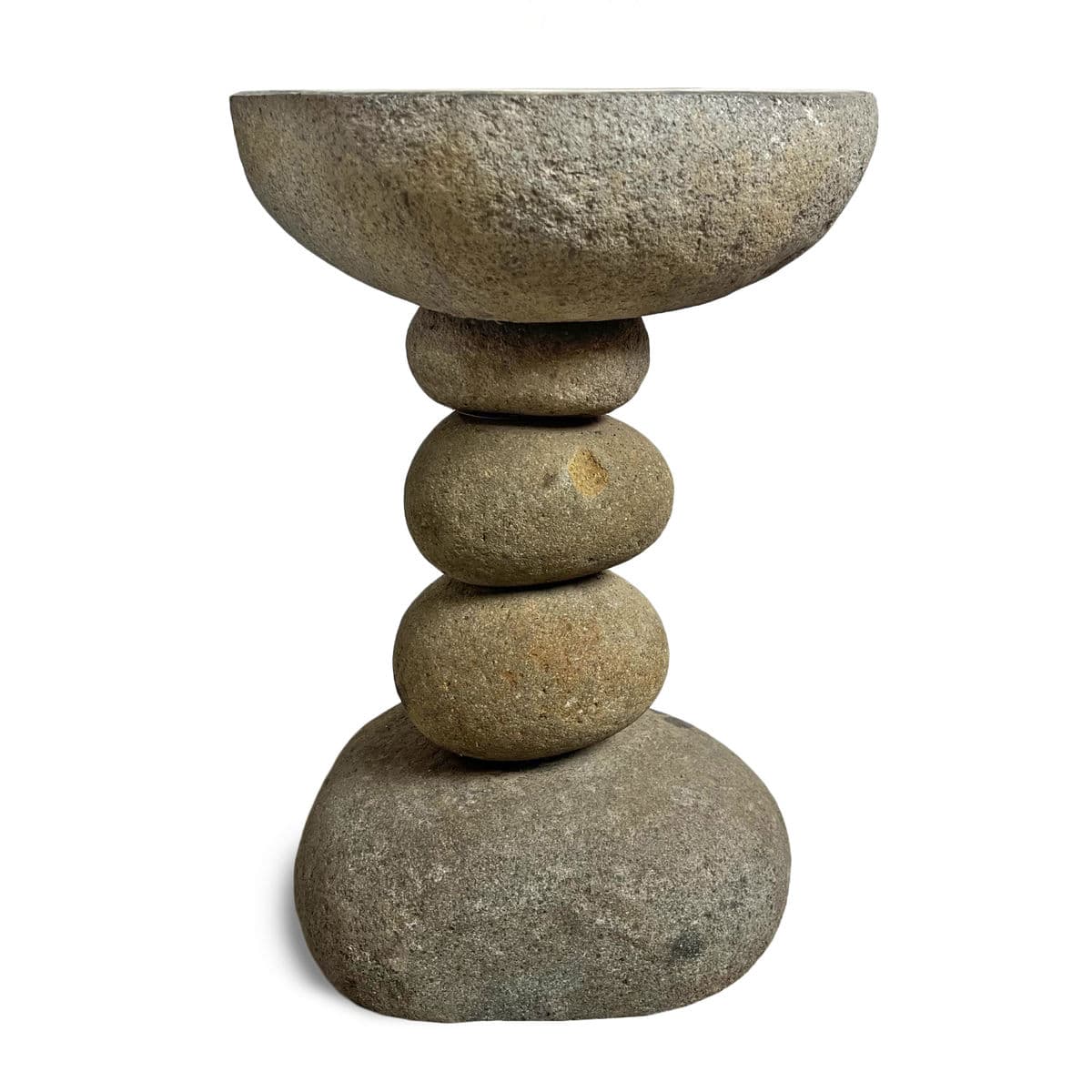 River Rock Stack Side Table Stool - Thumbnail 6