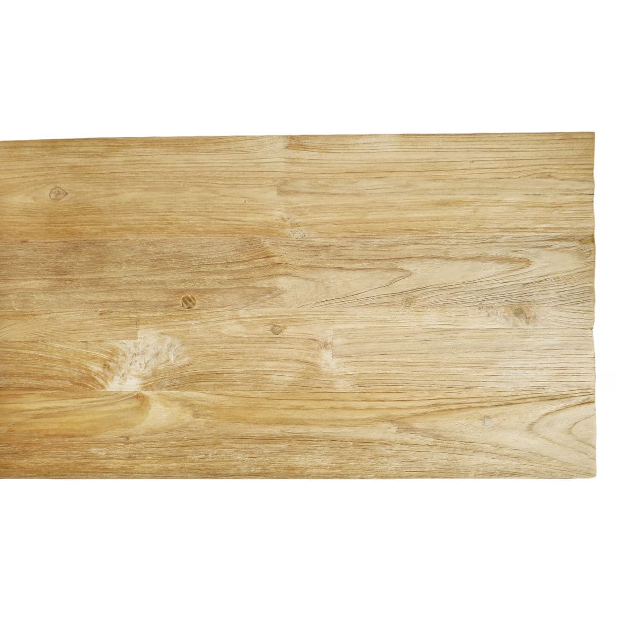 Outdoor Teak Bow Trestle Bench - Thumbnail 6