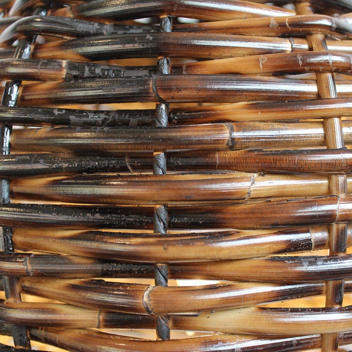 Burnt Bamboo Globe Lantern Medium - Thumbnail 6