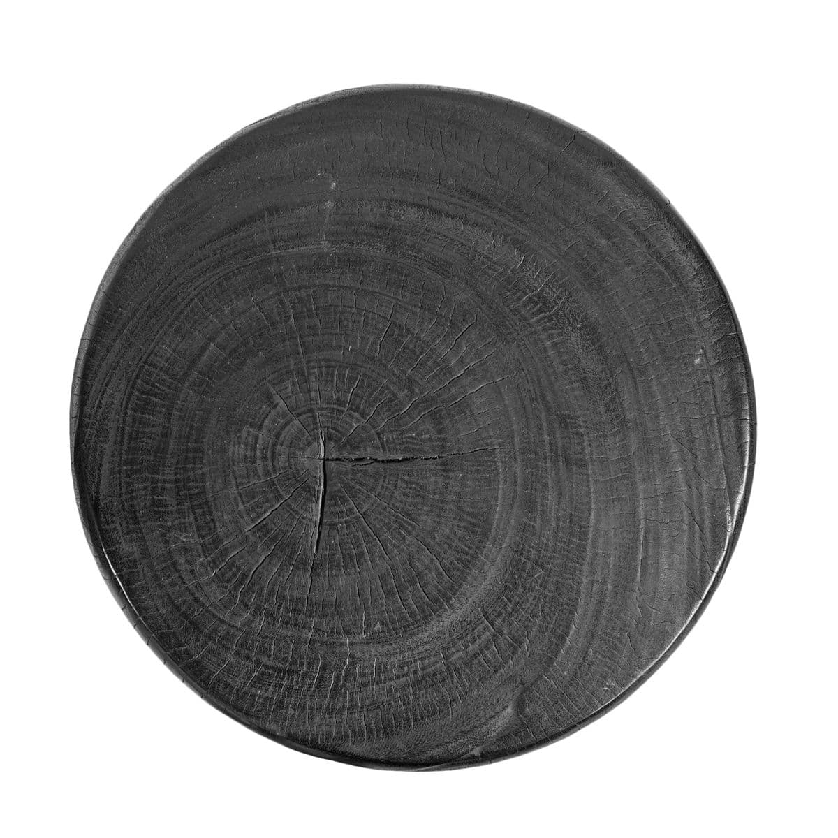 Black Stacked Ring Stool Table - Thumbnail 6